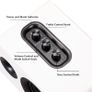NEW SALE | Active Bluetooth 5.0 Bookshelf Speakers 60W Carbon Fiber Unit Built in 24bit DAC Dynamic 3D Surround Sound 2.0 Computer PC Monitor Gaming Speakers (Pair, White) Image 4