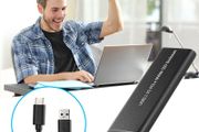 2-in-1 M.2 SSD Enclosure NGFF &amp; NVMe Dual Protocol Aluminum Case