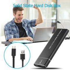 2-in-1 M.2 SSD Enclosure NGFF & NVMe Dual Protocol Aluminum Case