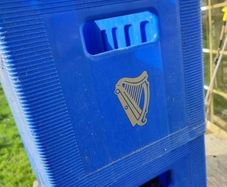 Guinness beer crates