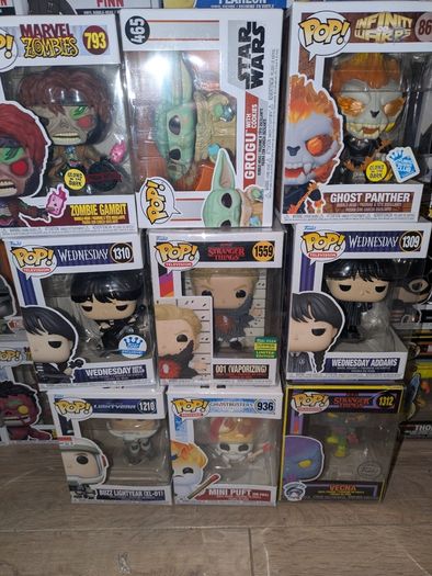 Large Funko Pop Collection, Marvel, Pokemon, Anime, Star Wars, More