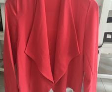 ladies pink waterfall jacket. Size 8