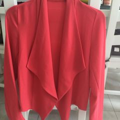 ladies pink waterfall jacket. Size 8