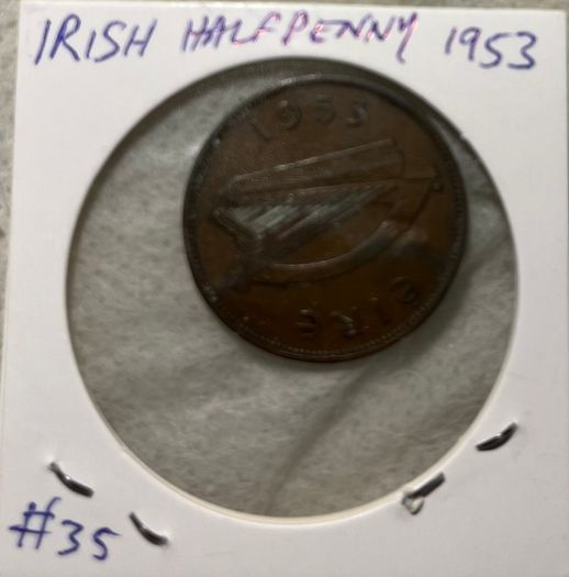 Irish Halfpenny 1953