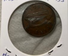 Irish Halfpenny 1953