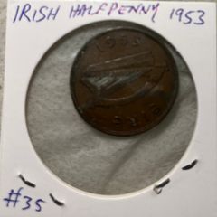 Irish Halfpenny 1953