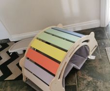 Arched Climbing Frame and swing  with Cushion