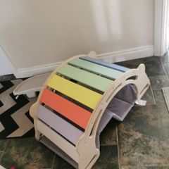 Arched Climbing Frame and swing  with Cushion