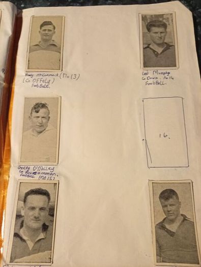 Liam Devlin gaa sports cards 1950s