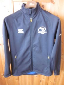 Canterbury Leinster Full Zip Rugby Jumper Mens S