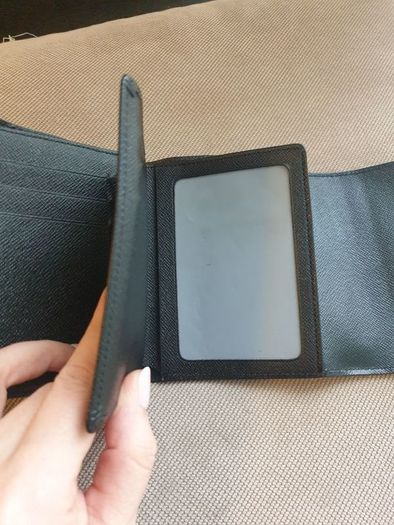 LOUIS VUITTONBlack Electric Epi Leather Joey Wallet