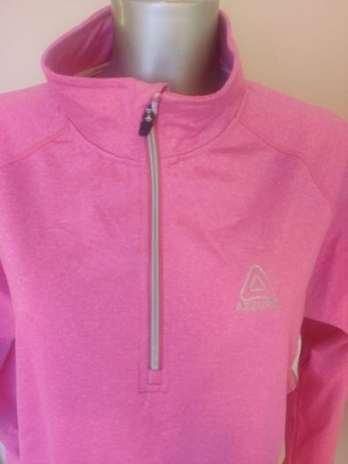 Azzurri Sport ladies  pink 1/4 zip fleece size XL UK18 EU46 Postage included