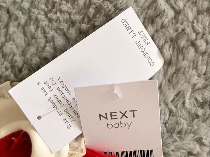 Brand New Red Baby Christmas Sleepsuit