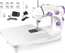 Sewing Machine, Adjustable 2-Speed Double Thread Sewing Machines,Portable Multifunctional Electric Sewing Machine for Beginners with Sewing Kit (FREE POSTAGE)
