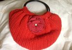 Handmade crochet bags hats and other items
