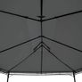 Gazebo 3 x 4 m Water-Repellent Metal Garden Stable Robust Side Walls Garden Image 2