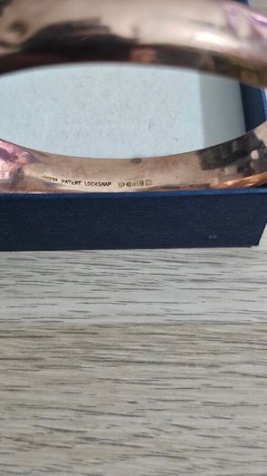 Vintage 9ct Rose Gold Bangle Bracelet