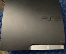black Sony PlayStation 3 Slim