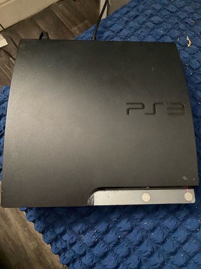 black Sony PlayStation 3 Slim