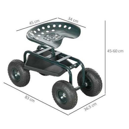 Rolling Garden Seat