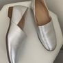 Clarks Silver leather bag  and shoes Image 5