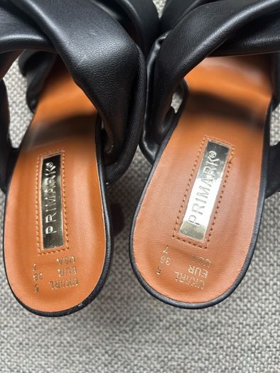2 pairs black heels size 5