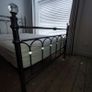 Double nickel & "crystal" bed frame Image 3