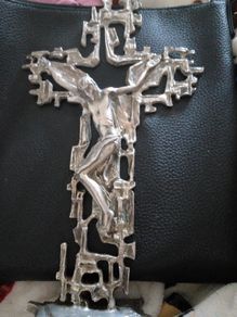 Vedele silver crucifix