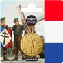 France 0.25 Euro Base Metals Uncirculated Coin 2025 - V-E DAY 80th anniversary - Set of 4 Image 2