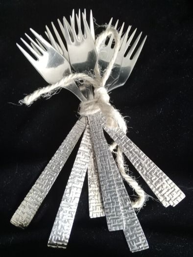 Arthur Price, forks, Atlas cutlery, Cascade, mid century cutlery
