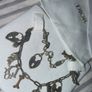 CHRISTIAN DIOR Vintage Silver Tone Figural Charm Necklace Image 2