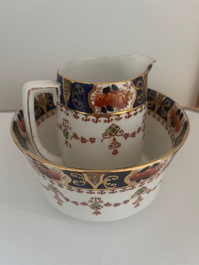 Rare 1930s Art Deco Melba Bone China 21-Piece Tea Set - Imari Pattern 3312