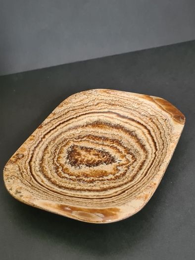 Natural Aragonite Stone Charging Plate  Polished Crystal, Display Slab, Unique Home Decor