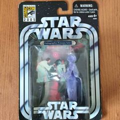 Star Wars Holographic Princess Leia Organa San Diego Comic Con 2005 Hasbro A New Hope Figure