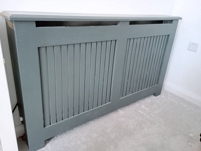 Radiator cover grey