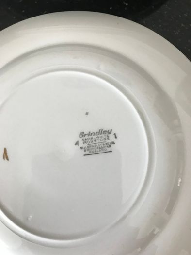 Vintage Grindley Satin White Ironstone China