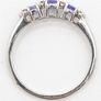 Vintage Sterling Silver And Tanzanite Ring Image 3