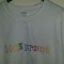 Gildan 100% proud white sweatshirt unisex size L Postage included Image 2
