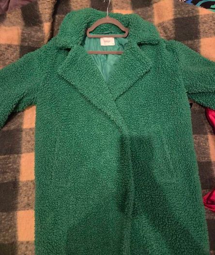 Reserved faux shearling coat