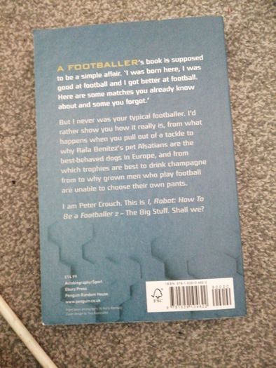 Peter crouch book I robot