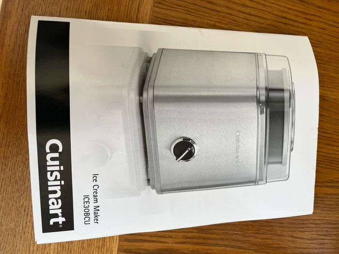 Cuisinart ice cream maker