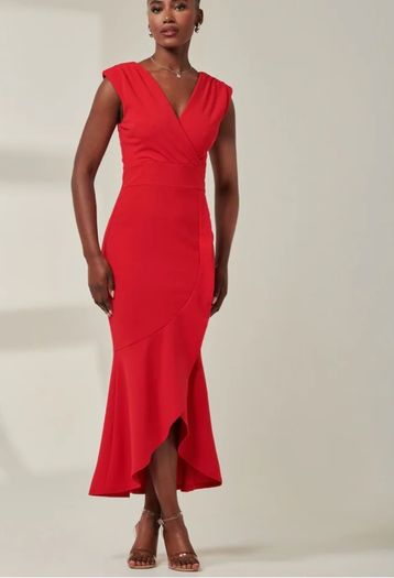 New Jolie Moi Red Occasion dress size UK 10