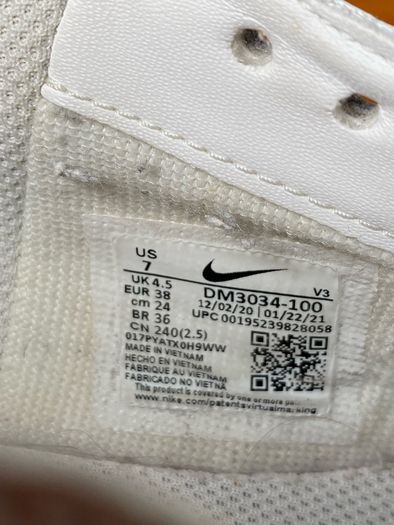 Nike Air Force 1 Shadow Ladies/Girls Casual Trainers UK4.5 EU38