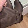 Genuine Leather Brown Biker Boots 5 Image 9