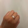 2ct Diamond cushion ring, 14kt gold Image 6