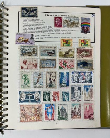 Collection: Used world collection In New World Stamp Album