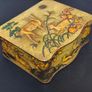 Deer Fawn Embossed Biscuit Tin Vintage Antique Collectable Retro Lidded Image 2