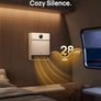 Smart Electric Wall Heater, 28dB Silent Ceramic Space Heaters for Home, Low Energy, 30 Oscillation, Adjustable Thermostat, 24H Timer, IP24 Wall Mounted for Bedroom, Works with Alexa Image 4
