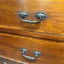 Edwardian Inlaid Mahogany Dressing Table / Chest of Drawers on Castors Image 4