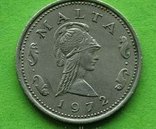 Malta 1972 year coin